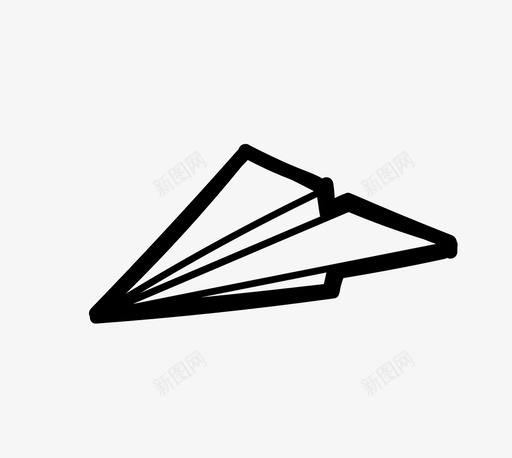 纸飞机手绘精益创业图标svg_新图网 https://ixintu.com 原型 反叛 学校 手绘 简单 精益创业 纸飞机