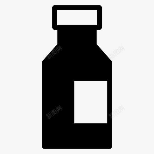 瓶子家居元素图标svg_新图网 https://ixintu.com 家居元素 瓶子