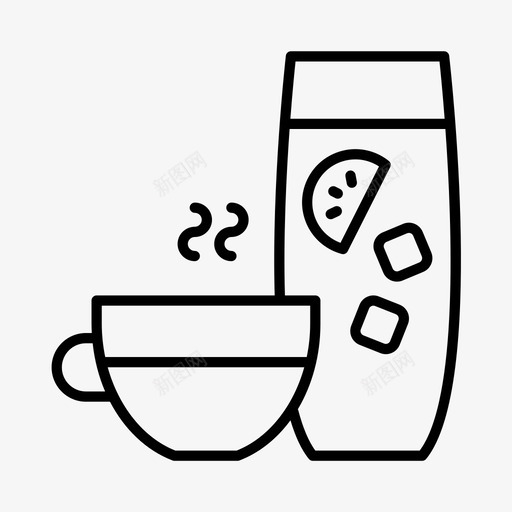 饮料咖啡咖啡店图标svg_新图网 https://ixintu.com 咖啡 咖啡店 果汁 茶 饮料