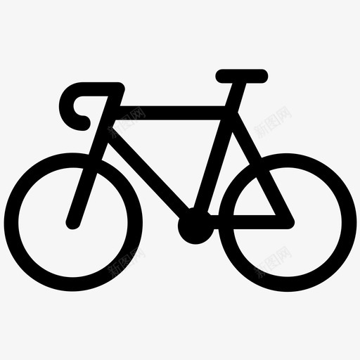 自行车山地自行车运动图标svg_新图网 https://ixintu.com 山地自行车 自行车 运动