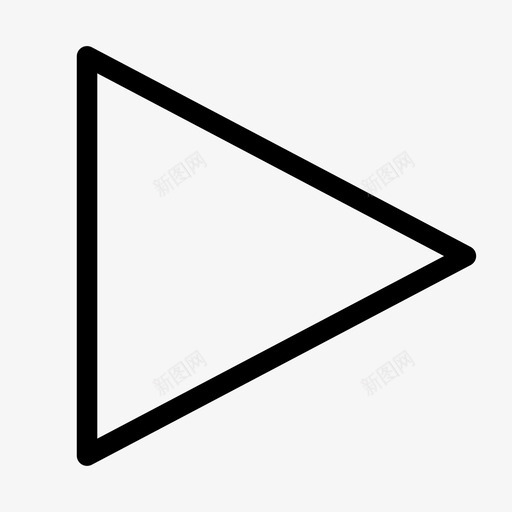 播放电影歌曲图标svg_新图网 https://ixintu.com 基本 播放 歌曲 电影 视频