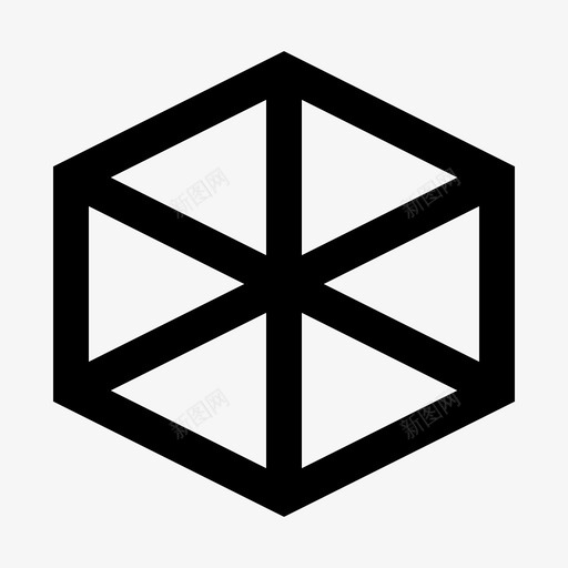 立方体三维长方体图标svg_新图网 https://ixintu.com 三维 最小使用量 立方体 迷你图标 长方体