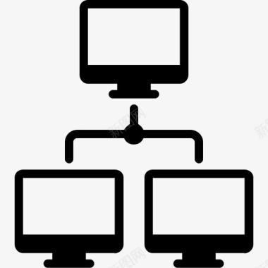 计算机网络连接监视器图标图标