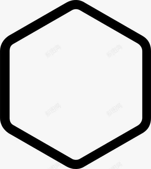 六角形六角形图标svg_新图网 https://ixintu.com 六角形六角形