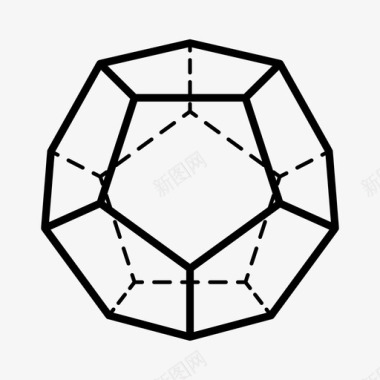 几何图形图形多面体图标图标