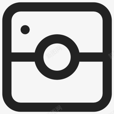 社交网络摄像头数码相机图标图标
