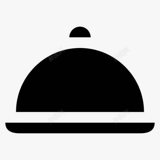 盘子餐盘餐具图标svg_新图网 https://ixintu.com 厨房符号 盘子 餐具 餐盘
