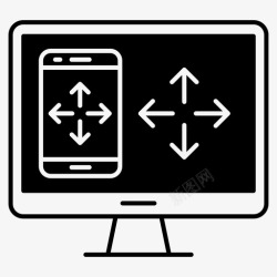 卷式响应式网页优化搜索引擎优化图标高清图片