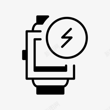 闪电智能手表技术智能手表图标图标