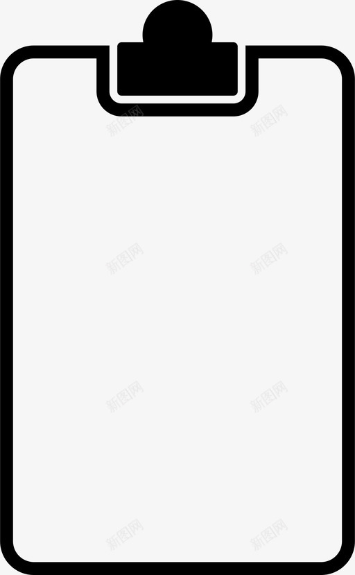 便笺剪贴板记事本图标svg_新图网 https://ixintu.com 书写 便笺 剪贴板 笔记 纸张 记事本