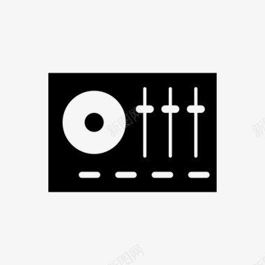 dj盘音频音乐图标图标