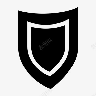 盾牌防御安全图标图标