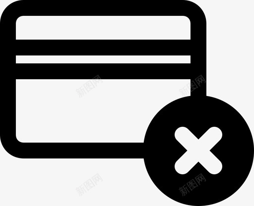 信用卡删除付款删除图标svg_新图网 https://ixintu.com 付款 信用卡删除 删除