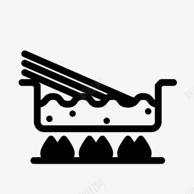煮沸烹饪食用图标图标
