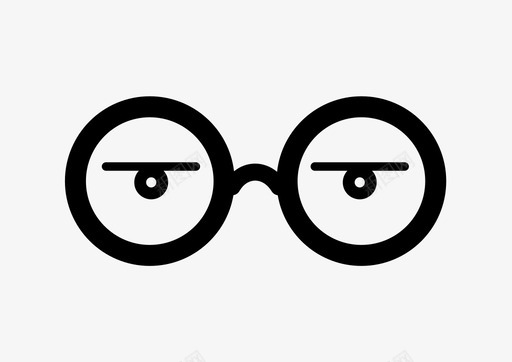 眼镜眼睛眼镜架图标svg_新图网 https://ixintu.com 圆形 看 看到了吗 眼睛 眼镜 眼镜架