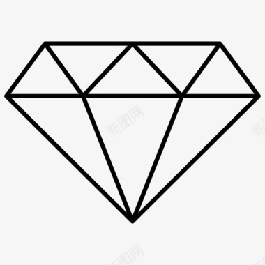 宝石商业钻石图标图标