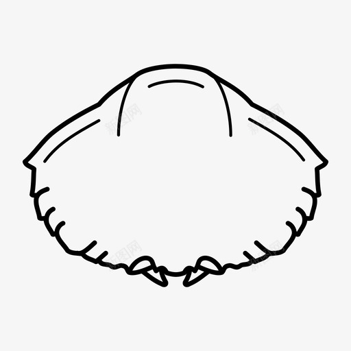 蟹壳保护海鲜图标svg_新图网 https://ixintu.com 保护 海鲜 蟹壳