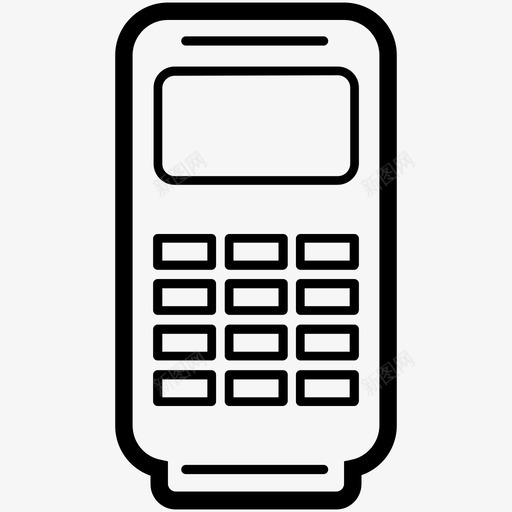 电话设备移动设备图标svg_新图网 https://ixintu.com 屏幕 电话 移动设备 设备