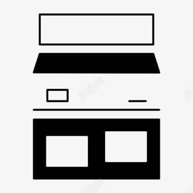 厨房厨房用具炉灶图标图标