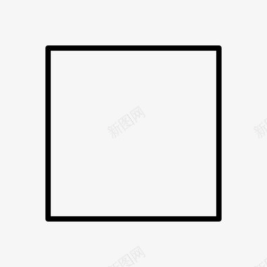 正方形方形对称图标图标