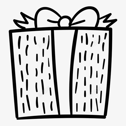 礼品礼盒礼品盒图标svg_新图网 https://ixintu.com 手绘 派对 礼品 礼品盒 礼盒