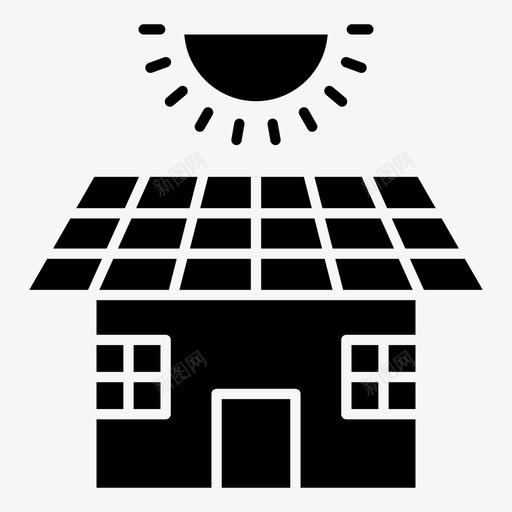 生态屋生态能源图标svg_新图网 https://ixintu.com 力量 生态 生态屋 生态雕文 能源 自然