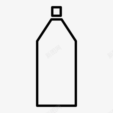 瓶子容器水图标图标