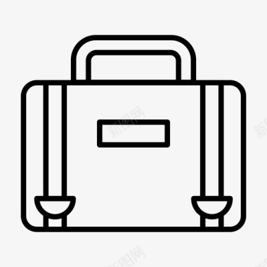 行李旅行带轮行李图标图标