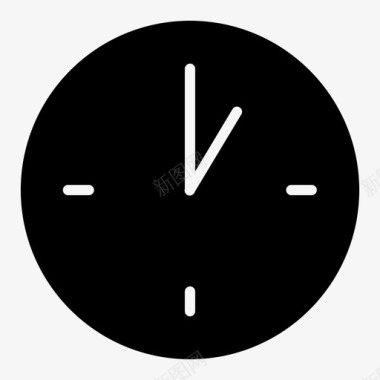 时钟正方形时间和日期图标图标