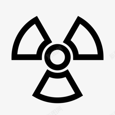核符号原子核危害图标图标