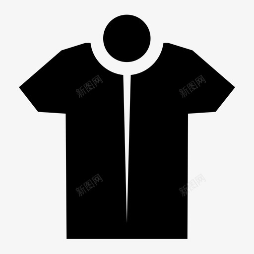 衬衫衣服洗衣房图标svg_新图网 https://ixintu.com t恤 洗衣房 衣服 衬衫