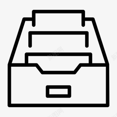 收件箱档案文件图标图标