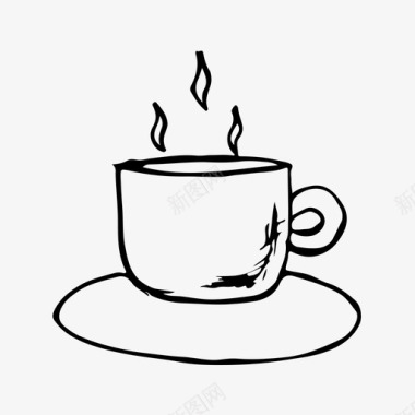 热茶咖啡杯子图标图标