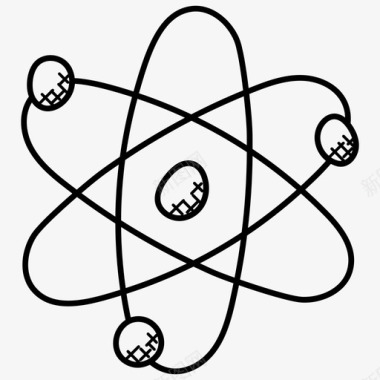 原子原子能核标志图标图标