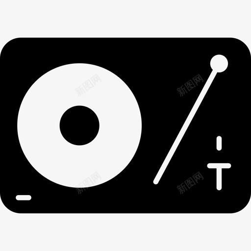 旧的转盘音乐设备和小工具图标svg_新图网 https://ixintu.com 旧的转盘 设备和小工具 音乐