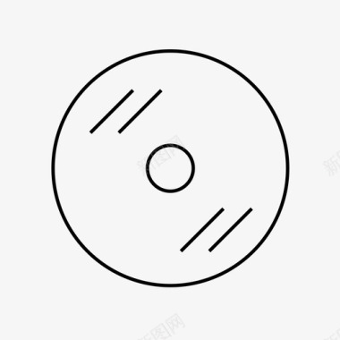 cd圆形音乐图标图标