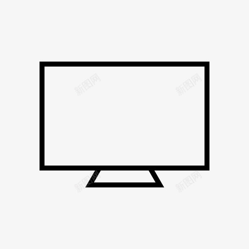 电视电脑液晶显示器图标svg_新图网 https://ixintu.com 显示器 液晶显示器 电脑 电视 系统