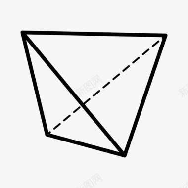 几何图形图形多面体图标图标