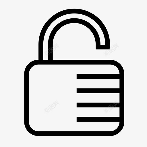 组合锁打开解锁图标svg_新图网 https://ixintu.com 组合锁打开 解锁