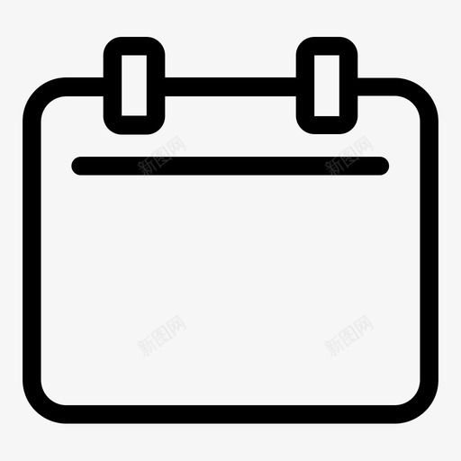 日历日期日图标svg_新图网 https://ixintu.com 年 日 日历 日历行 日期 月