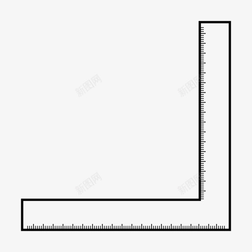 尺距离测量图标svg_新图网 https://ixintu.com 尺 尺寸 尺线 测量 米 距离