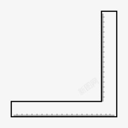 蒙自米线尺距离测量图标高清图片