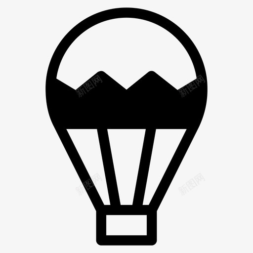 热气球飞机气球图标svg_新图网 https://ixintu.com 气球 热气球 飞机 飞行