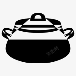 炖菜锅炖菜火盆烹饪选项图标高清图片