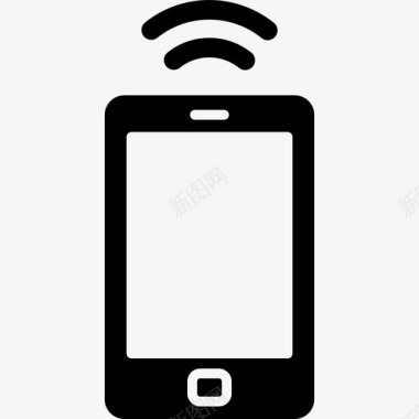无线电话信号技术智能手机图标图标