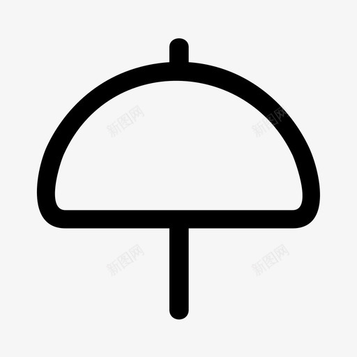 伞预报保护图标svg_新图网 https://ixintu.com 伞 保护 天气 雨 预报