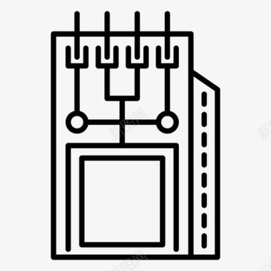 工艺电路图标图标