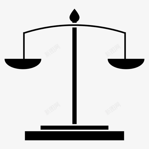 公正等级平衡宪法图标svg_新图网 https://ixintu.com 公正等级 公正等级雕文 宪法 平衡 法律 陪审团