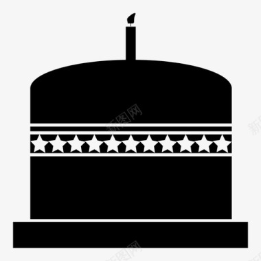 一岁生日蛋糕一岁生日图标图标