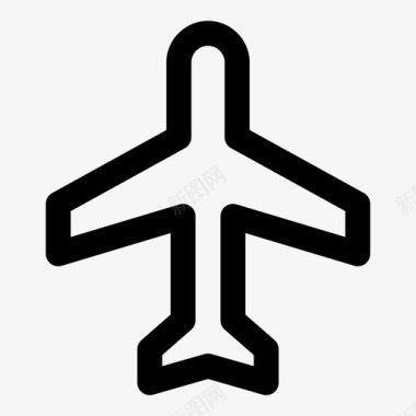 飞机平民图标图标